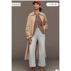 Anthropologie Maeve The Coltte Crop Wide Leg Jeans 28P